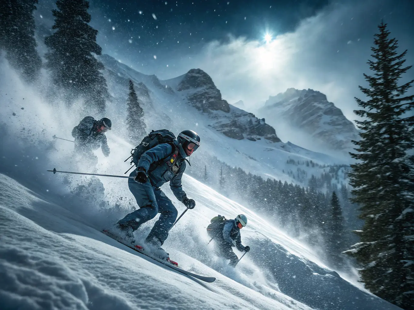 A diverse group of people participating in a cross-country skiing event, showcasing the inclusive nature of ASS SPORT NATURE PAYS DE SAINT-FLOUR.